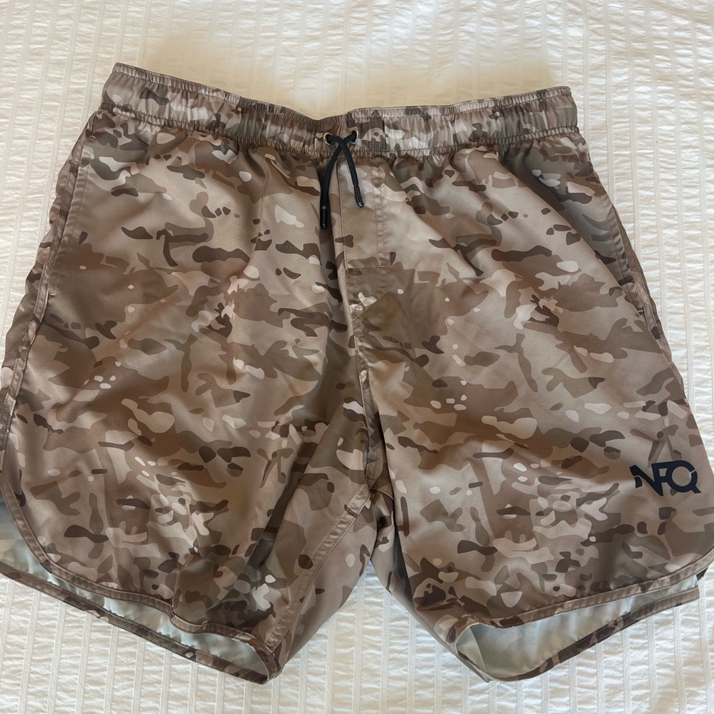 NFQ Men's Athletic Camo Shorts - Camo
